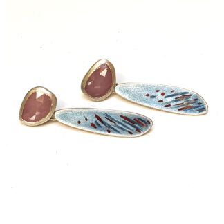 Sapphire earrings 1