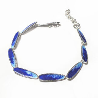 Slinky bracelet cobalt & crystal blue2